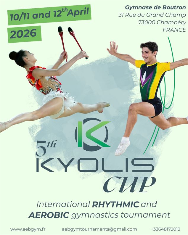Affiche Kyolis cup - AEB GYM CHAMBERY