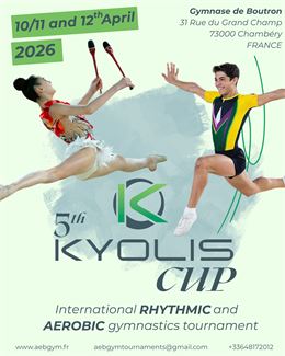Affiche Kyolis cup - AEB GYM CHAMBERY