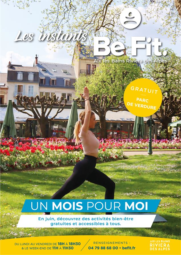 Les Instants Be Fit : Un mois pour moi (ateliers bien-être)