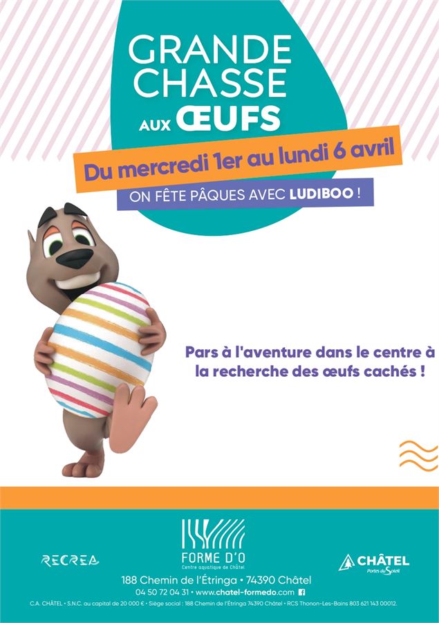 Grande chasse aux œufs Forme d'O - Forme d'O