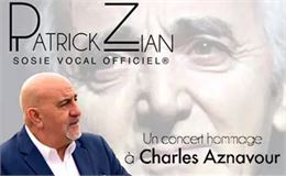 Affiche hommage à Aznavour par Patrick Zian - Patrick Zian