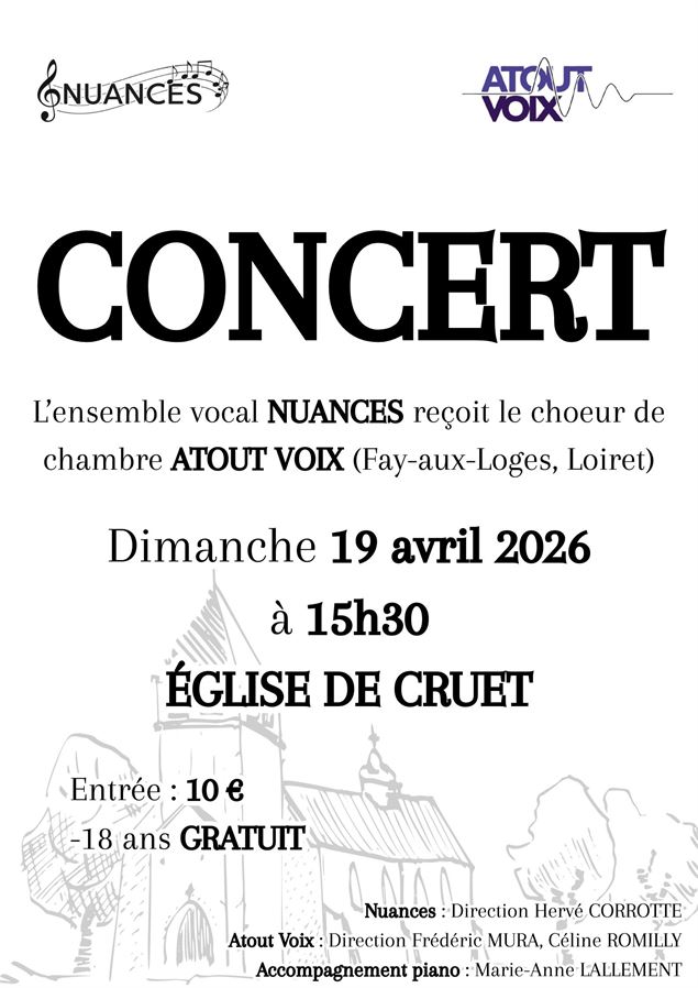 Concert vocal de deux choeurs