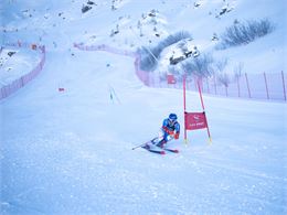 Photo d'un skieur en géant à Val Cenis - D.Cuvelier - OTHMV