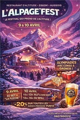 Affiche de L'Alpage'Fest - L'Alpage