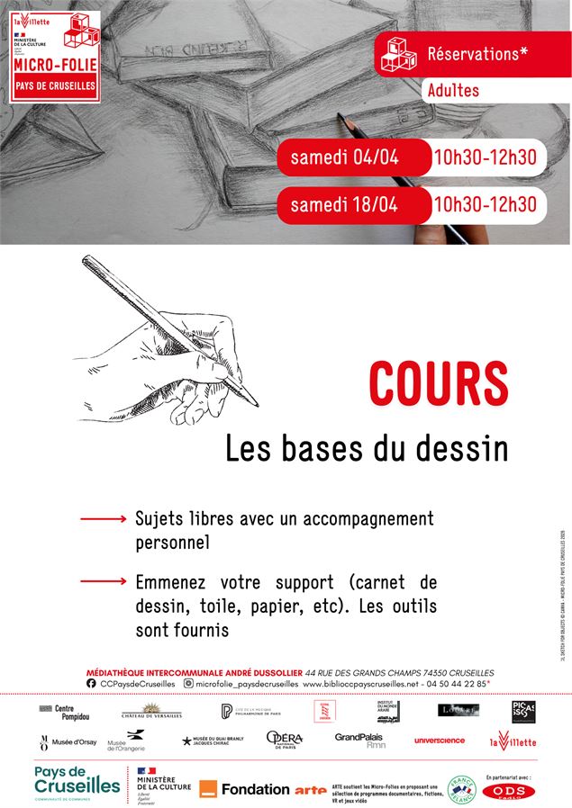 Les bases du dessin_Cruseilles - Micro-Folie Pays de Cruseilles