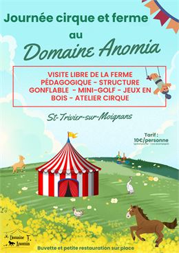 Journée Cirque et Ferme - domaine anomia