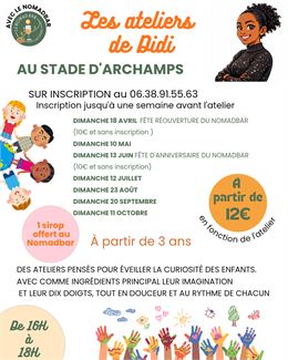 Ateliers enfants - Le NomadBar
