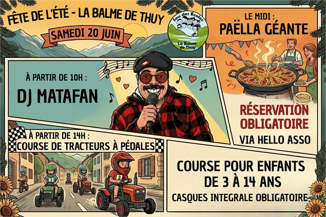 Fête de l'été_La Balme-de-Thuy - Sou des écoles Balme de Thuy