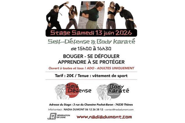 Stage Body karaté_Thônes - Foyer d'Animation