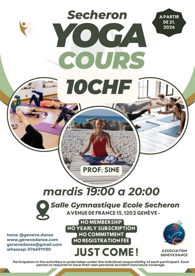 YOGA - 10CHF - Sécheron - asso