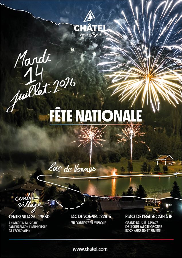 Célébration de la Fête Nationale_Châtel - Val Média