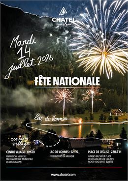 Célébration de la Fête Nationale_Châtel - Val Média