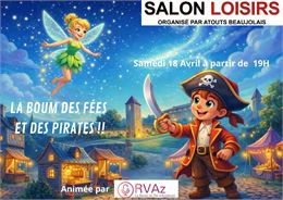 Affiche boum des Fées et des Pirates - Atouts Beaujolais