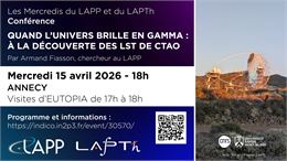 Conférence et visites : « Quand l’Univers brille en gamma : à la découverte des LST de CTAO » et vis