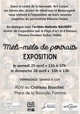 Exposition « Méli-mélo de portraits » ;_Fareins - DR