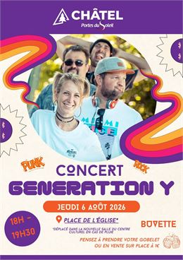 Concert Punk-Rock "Génération Y"_Châtel - Châtel Tourisme