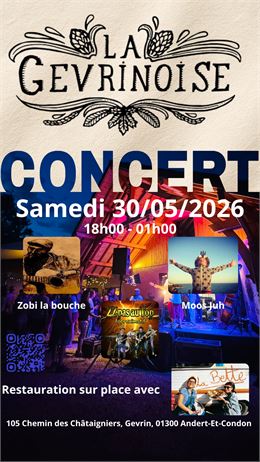 Concert à la Gevrinoise - Andert Condon - La Gevrinoise