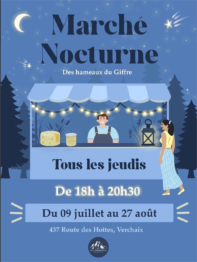 Marché nocturne aux Hameaux du Giffre_Verchaix - Les Hameaux du Giffre