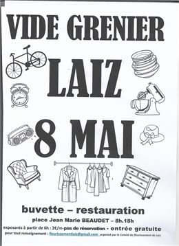 Vide grenier - Comité de fleurissement
