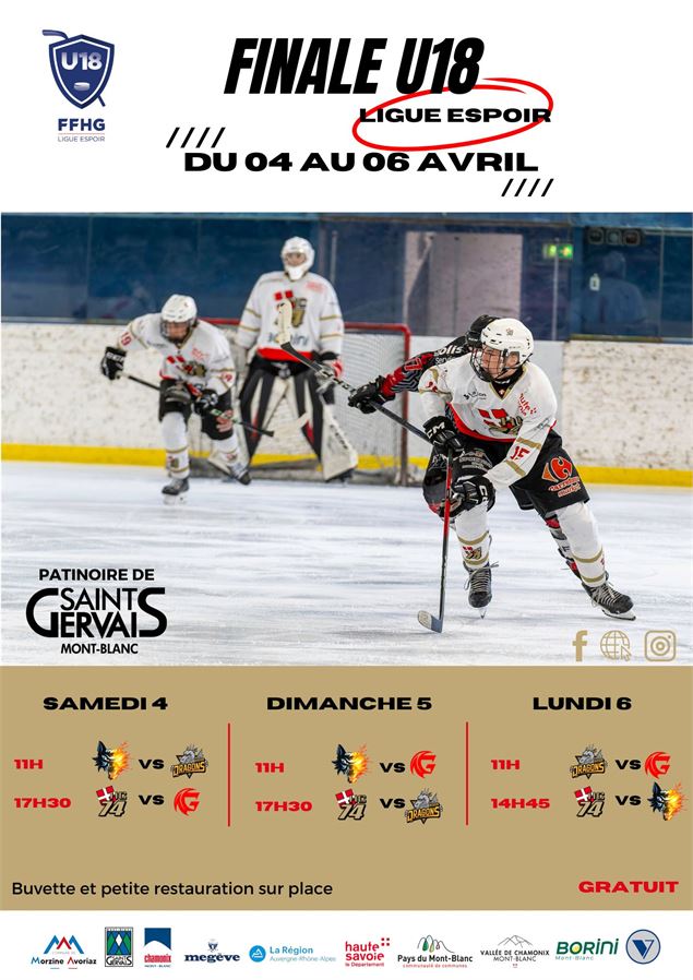 HOCKEY SUR GLACE - FINALE U18_Saint-Gervais-les-Bains - Droits réservés