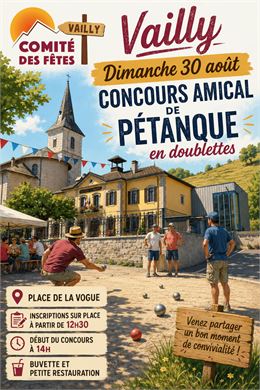 Concours de pétanque amical_Vailly - Comité des Fêtes de Vailly