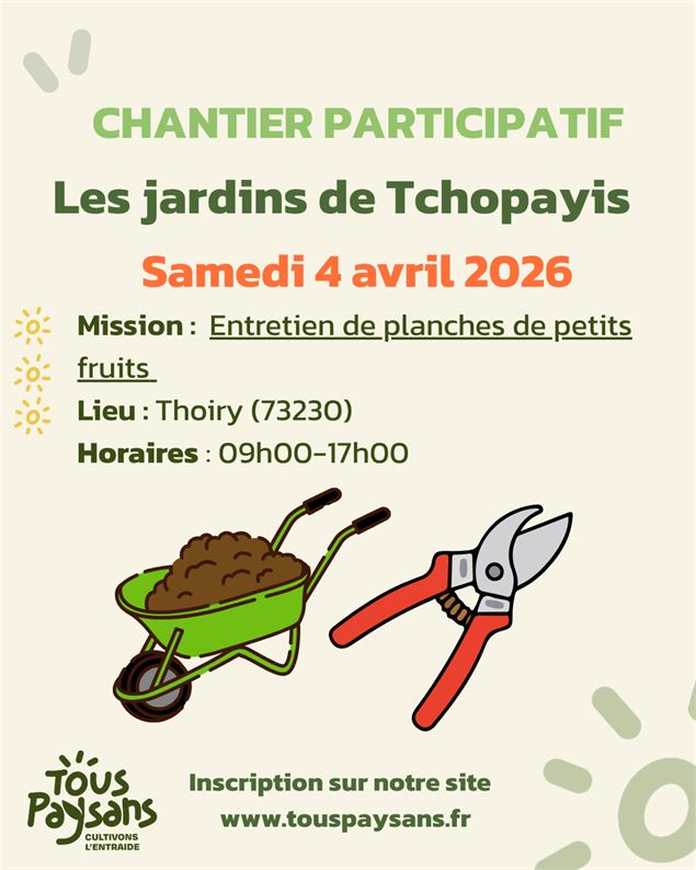 Chantier participatif Tous Paysans ! - Tous Paysans