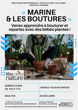 Marine et les boutures - Droits réservés