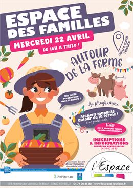 Espace des familles " Autour de la ferme" - Credit freepik