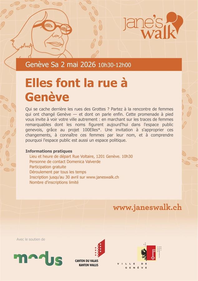 Promenade de Jane : Elles font la rue à Genève - DR