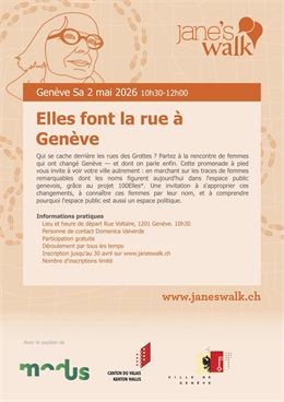 Promenade de Jane : Elles font la rue à Genève - DR