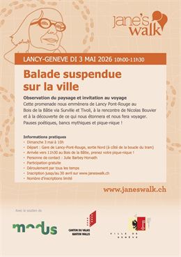 Promenade de Jane : Balade suspendue sur la ville - DR