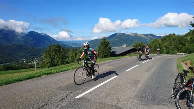Grimpée cycliste
