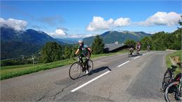 Grimpée cycliste
