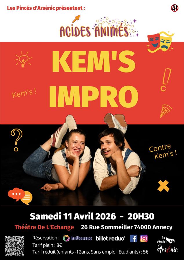 Kem's Impro - Théâtre d'improvisation - Comédie_Annecy