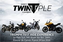 Triumph Test Ride_Saint-Etienne-de-Cuines - Twinple Chambéry