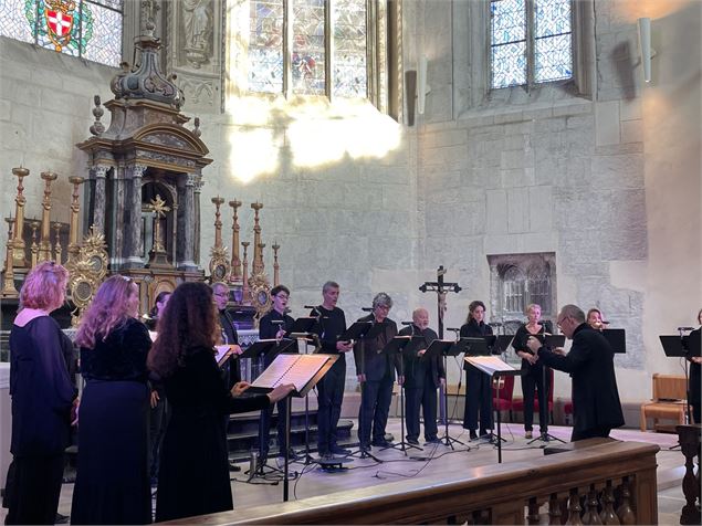 Concert : Musique en Savoie_Chambéry - crédits photo : Choeur de la Sainte-Chapelle