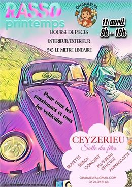 Rassemblement de printemps de véhicules pour Naélya_Ceyzérieu - Ohanaelya