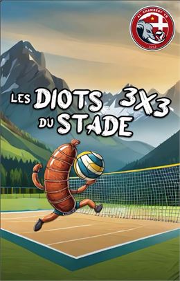 Tournoi des Diots du Stade - Image de fond généré par IA Gemini et complété par Antoine Grault
