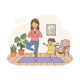 Conte-Yoga Parent / enfant - Pixabay