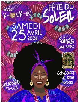 L'affiche de la fête du soleil - Association Koukou