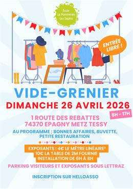 Vide greniers_Epagny Metz-Tessy - APEL de l'école La Pommeraie - Les Sapins