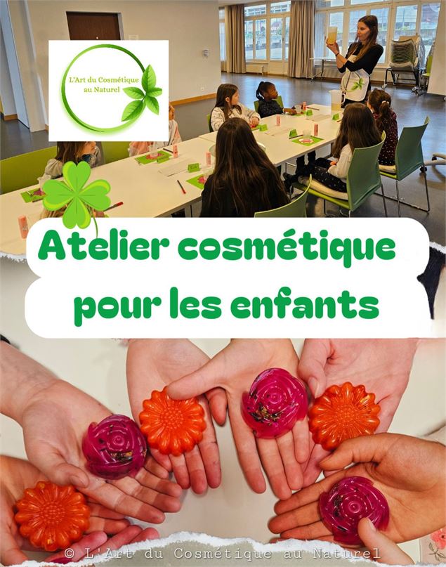 Ateliers de création de cosmétiques naturels pour les enfants - L'Art du Cosmétique au Naturel