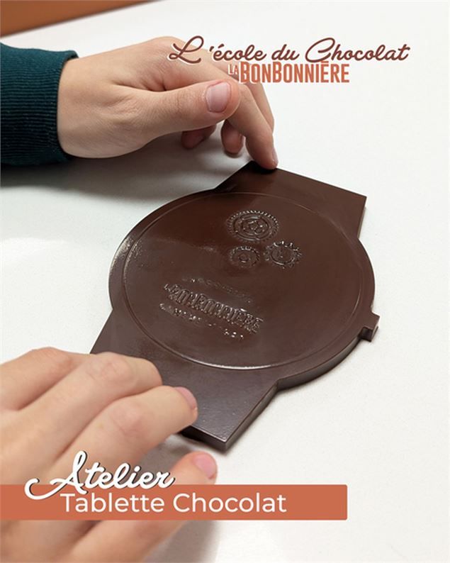 Atelier Découverte - Tablette montre en chocolat - La Bonbonnière
