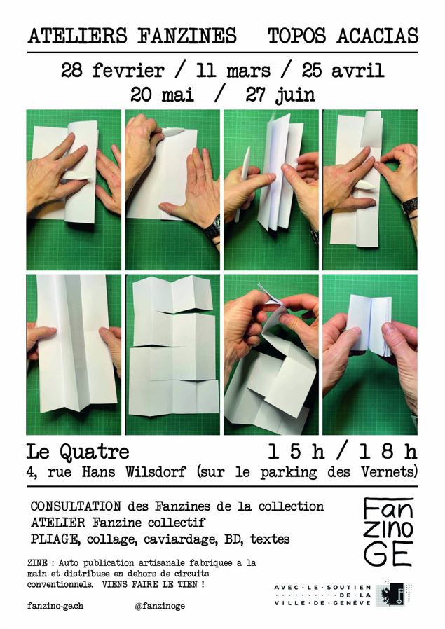 Atelier fanzines & consultation FanzinoGE et Topos Acacias - DR