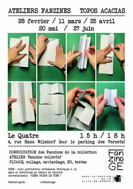 Atelier fanzines & consultation FanzinoGE et Topos Acacias - DR