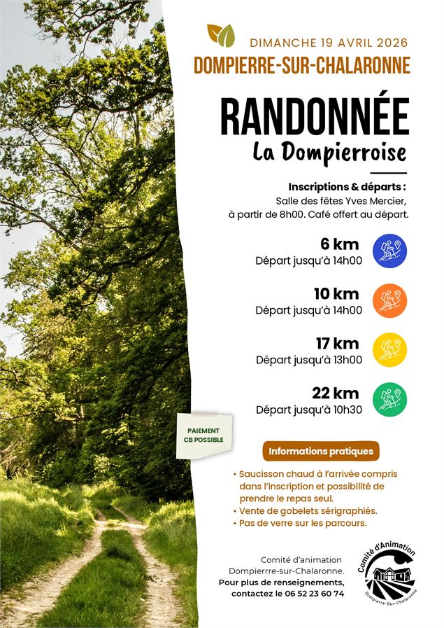 Randonnée pédestre : La Dompierroise - aucun 