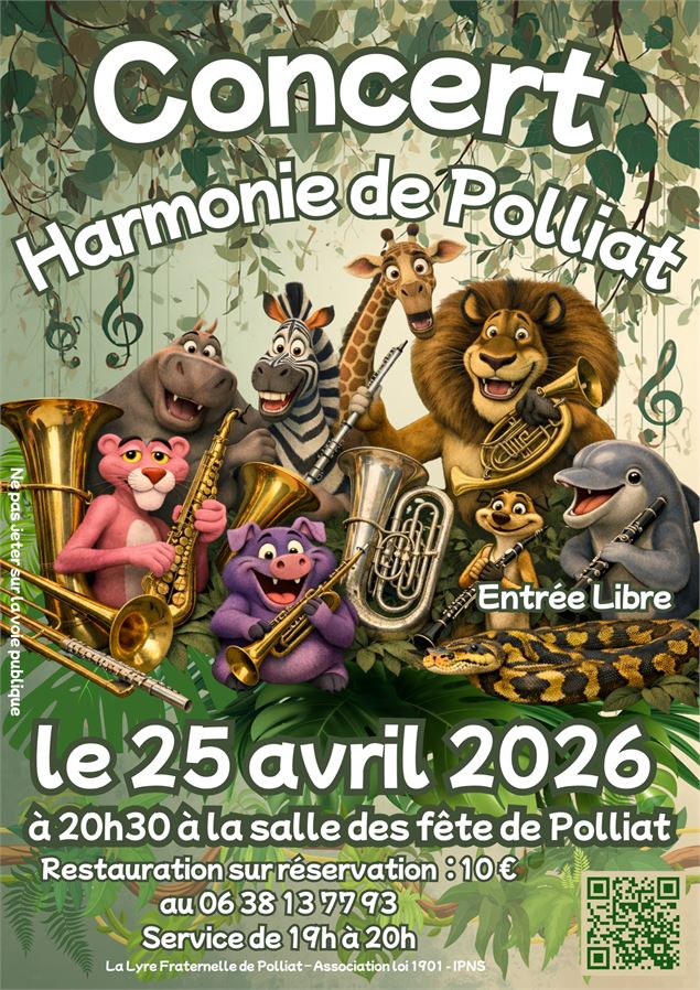 Concert de l'harmonie de Polliat - harmonie de Polliat