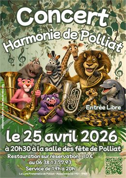 Concert de l'harmonie de Polliat - harmonie de Polliat