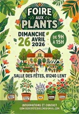 Affiche du 26 avril 2026 - ©Comite des fetes_Lent