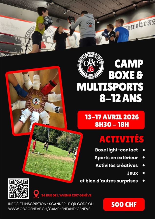 Camp boxe & multisports 8-12 ans - OBC Genève